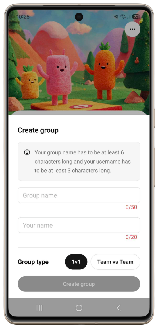 Creating a group in Rankat for an office ping pong leaderboard